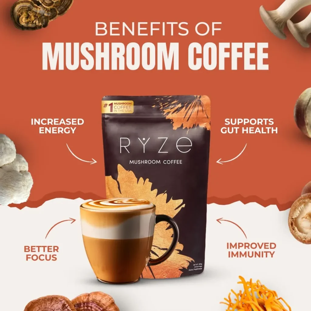 Ryze Mushroom Coffee Reviews 2025: Look at This 3 Health Benefits of Ryze Mushroom Coffee