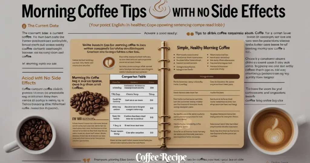 wellhealthorganic.com Morning Coffee Tips with no Side Effect 2 Healthy Morning Coffee Recipe